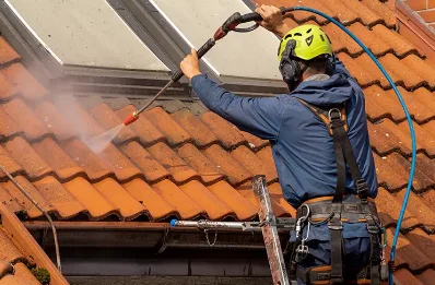 Démoussage et hydrofuge de toiture à Villamée